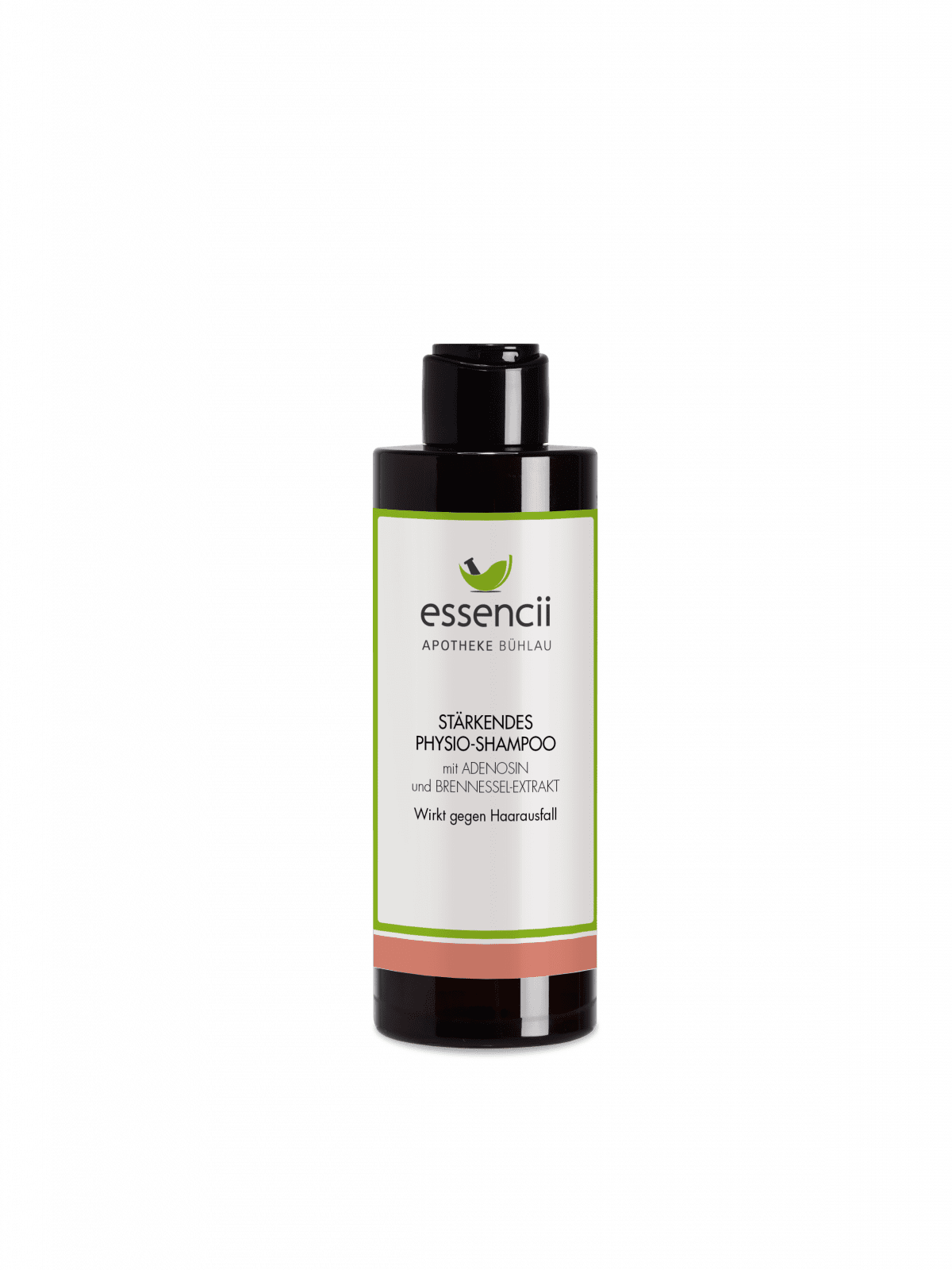 essencii STÄRKENDES PHYSIO-SHAMPOO mit ADENOSIN und BRENNESSELEXTRAKT