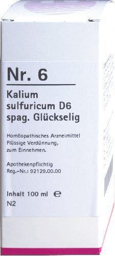 Nr. 6 Kalium sulfuricum spag. Glückselig Dil. D6